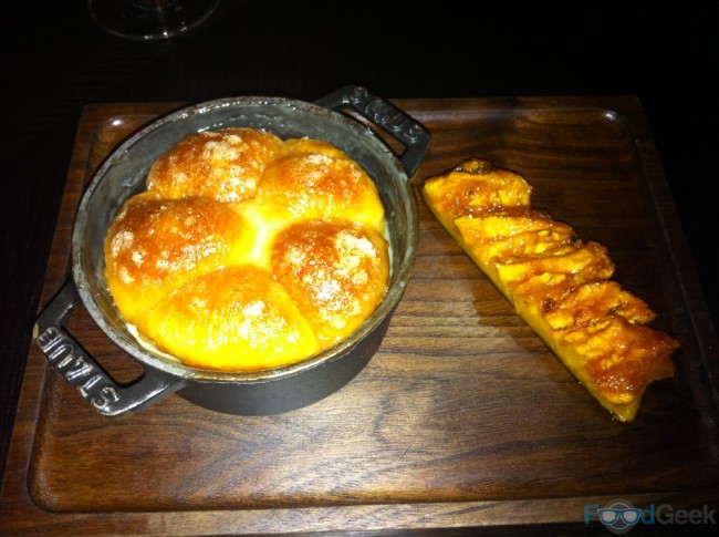 Tipsy Cake With Spit Roast Pineapple