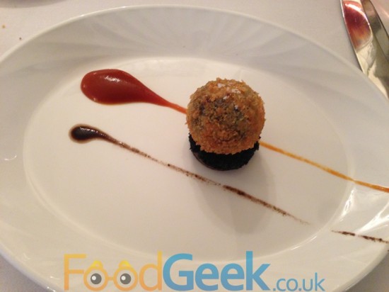 Black Pudding Scotch Egg