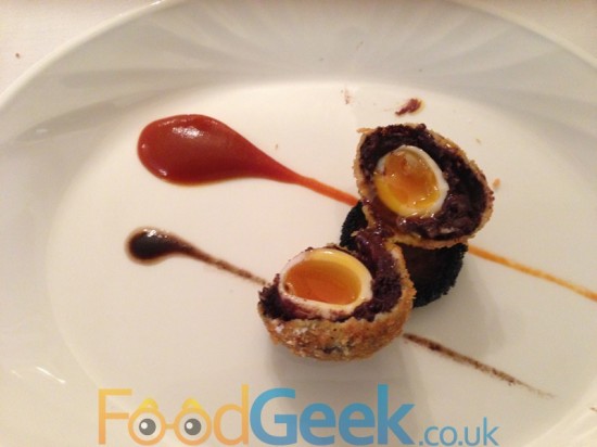 Black Pudding Scotch Egg