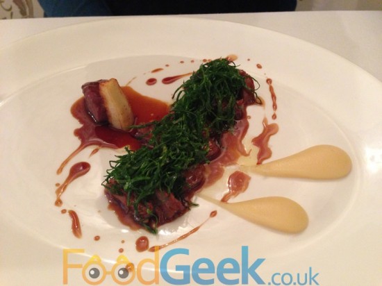 Venison, Parsley root & Sprout Tops