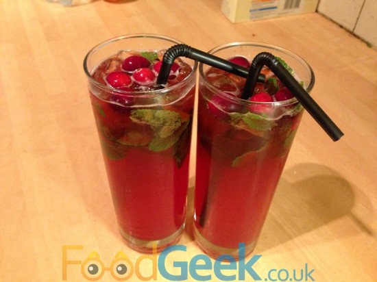 Cranberry Mojito