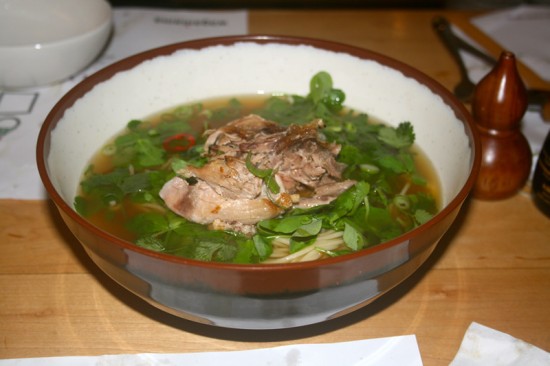 Duck & Pea Shoot Ramen