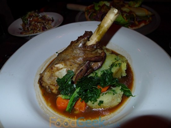 Lamb Shank with Colcannon Mash