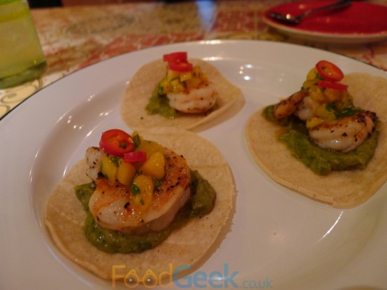 Prawn & Mango Tacos