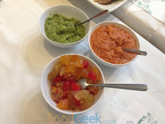 Salsa Rossa, Salsa Verde & Mostarda Di Cremona