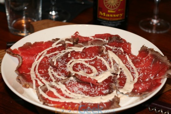 Italian - Fillet Carpaccio