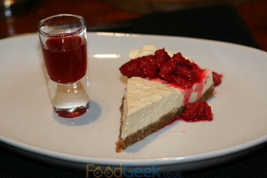 Raspberry Cheesecake & Raspberry Vodka