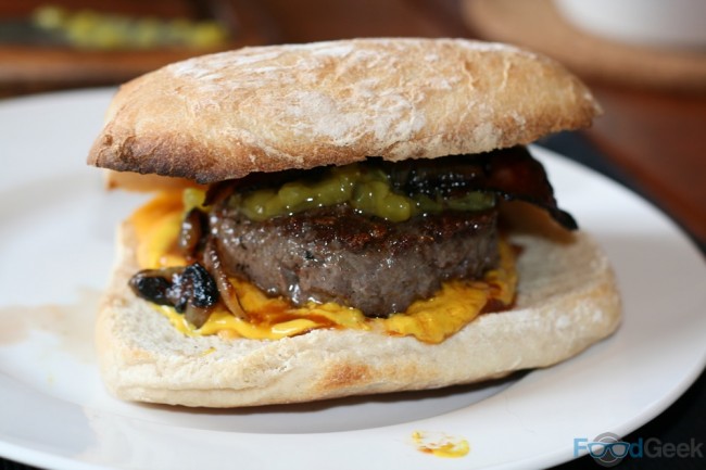 Potato Bread Burger