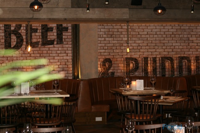 Inside Beef & Pudding