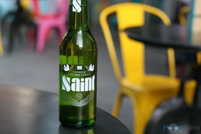 Saint Lager: 'Low Carb, No Sugar' = Zero Taste