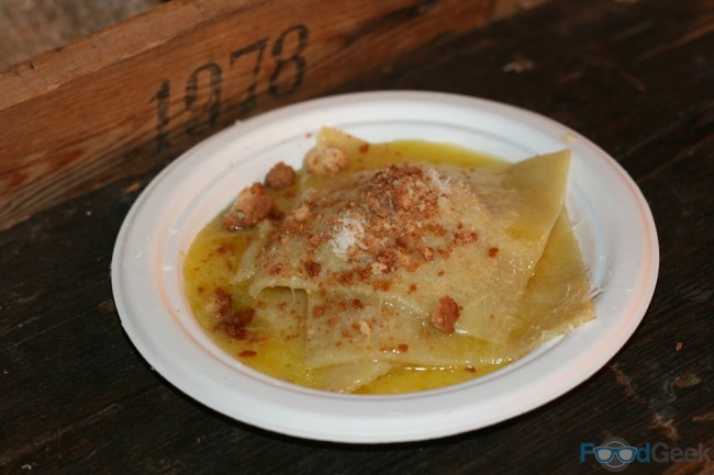 Butternut Squash & Speck Ravioli 