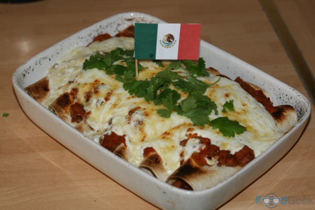 Mixed Bean Enchiladas