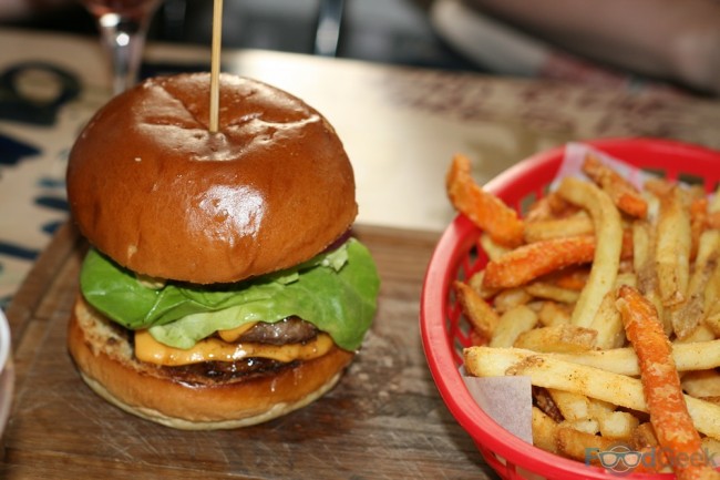 Famous Burger & Winning Fries