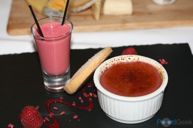 Raspberry Crème brûlée