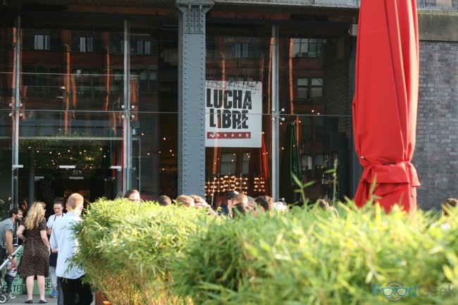 Outside Lucha Libre, Manchester