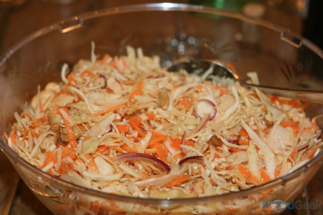 Cabbage & Cashew Slaw