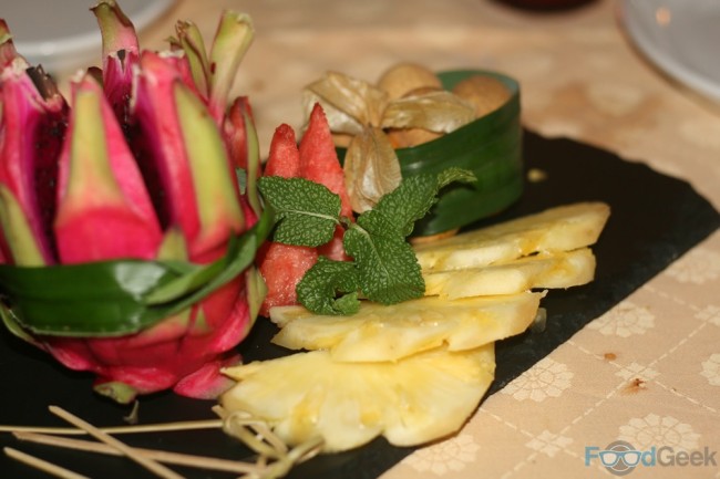 Tropical Malaysian Fruit Platter