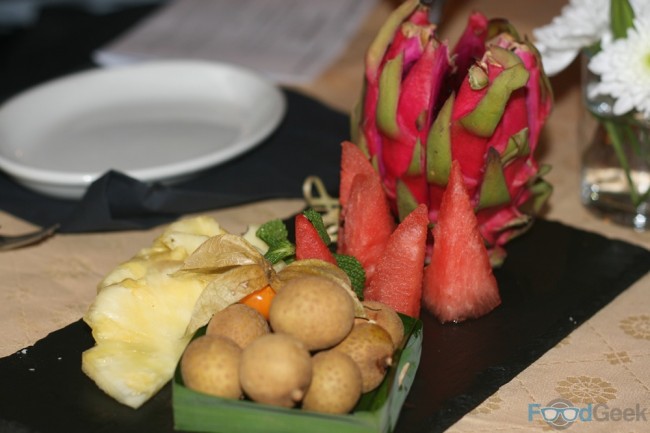 Tropical Malaysian Fruit Platter