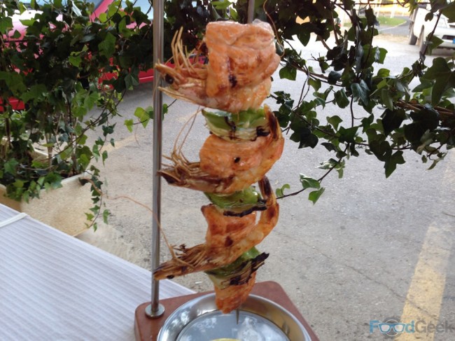 Prawn & Salmon Kebab