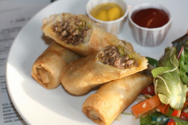 Cheeseburger Spring Roll