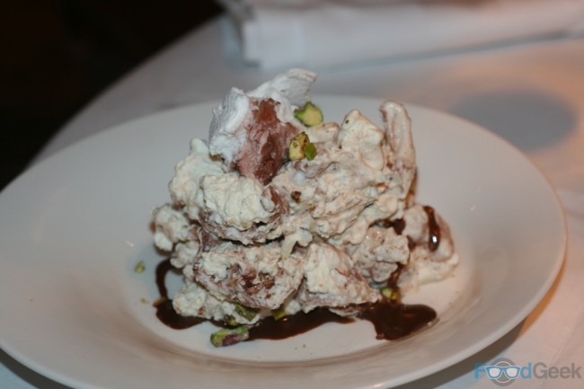 Chocolate, Pistachio & Clemantine Mess