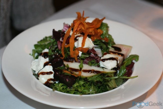 Goats Cheese, Pear & Beetroot Salad