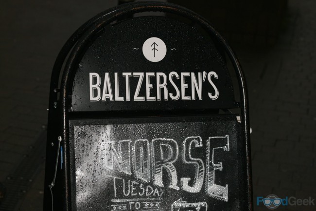 Baltzersen's Sign