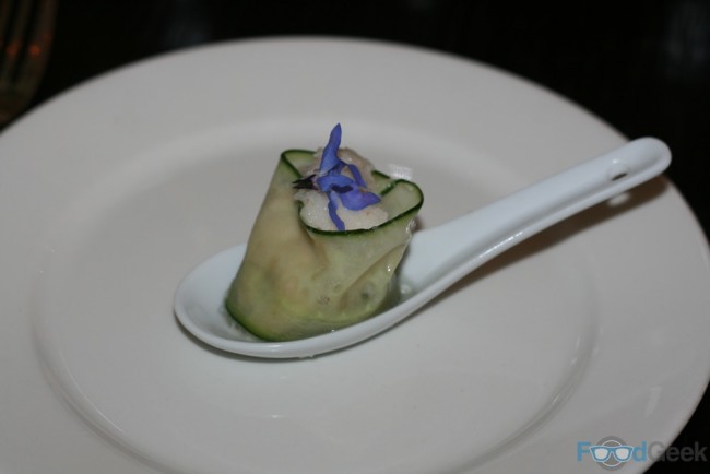 Helena Rizzo & Daniel Redondo, MANI, Brazil | Oysters with cucumber & lychee 