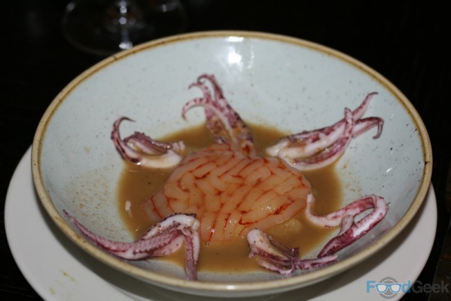Joan Roca, El Celler de Can Roca, Spain | Squid parmentier with red smoked Spanish paprika & squid stock