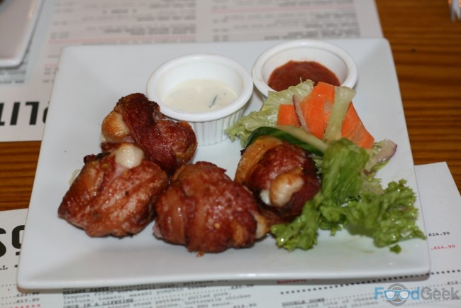 Bacon Wrapped Dough Balls