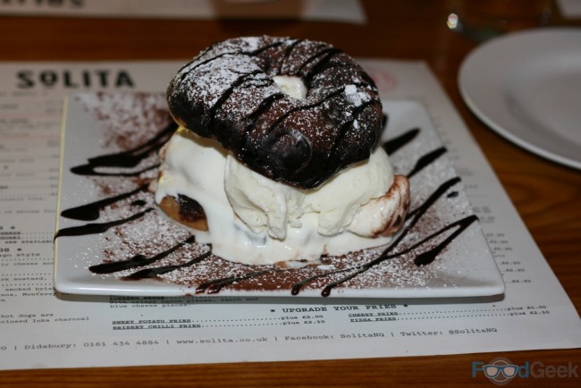 Ice Cream Donut Sandwich