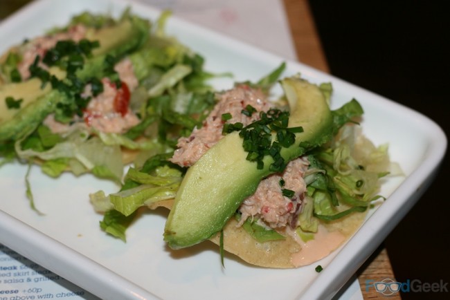 Crab & Avocado Tostadas