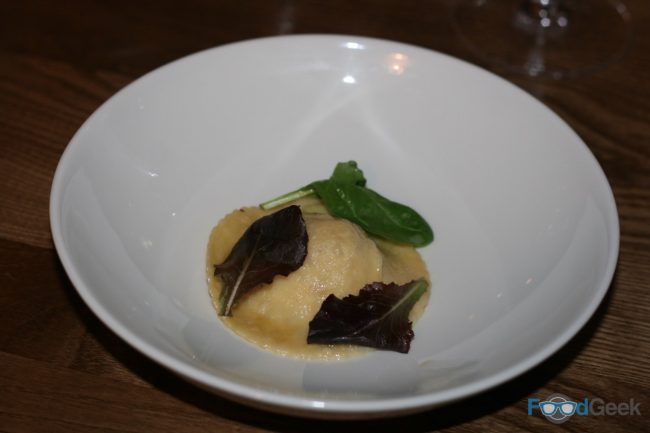 Ravioli of Truffle & Jerusalem Artichoke