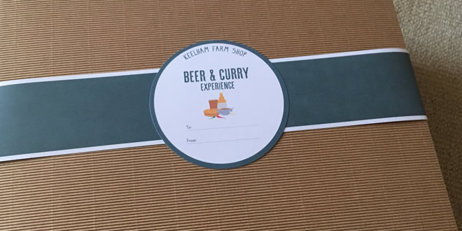 Beer and Curry Experience Taste Box from Kelham Farm Shop
