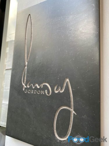 Restaurant Gordon Ramsay Sign